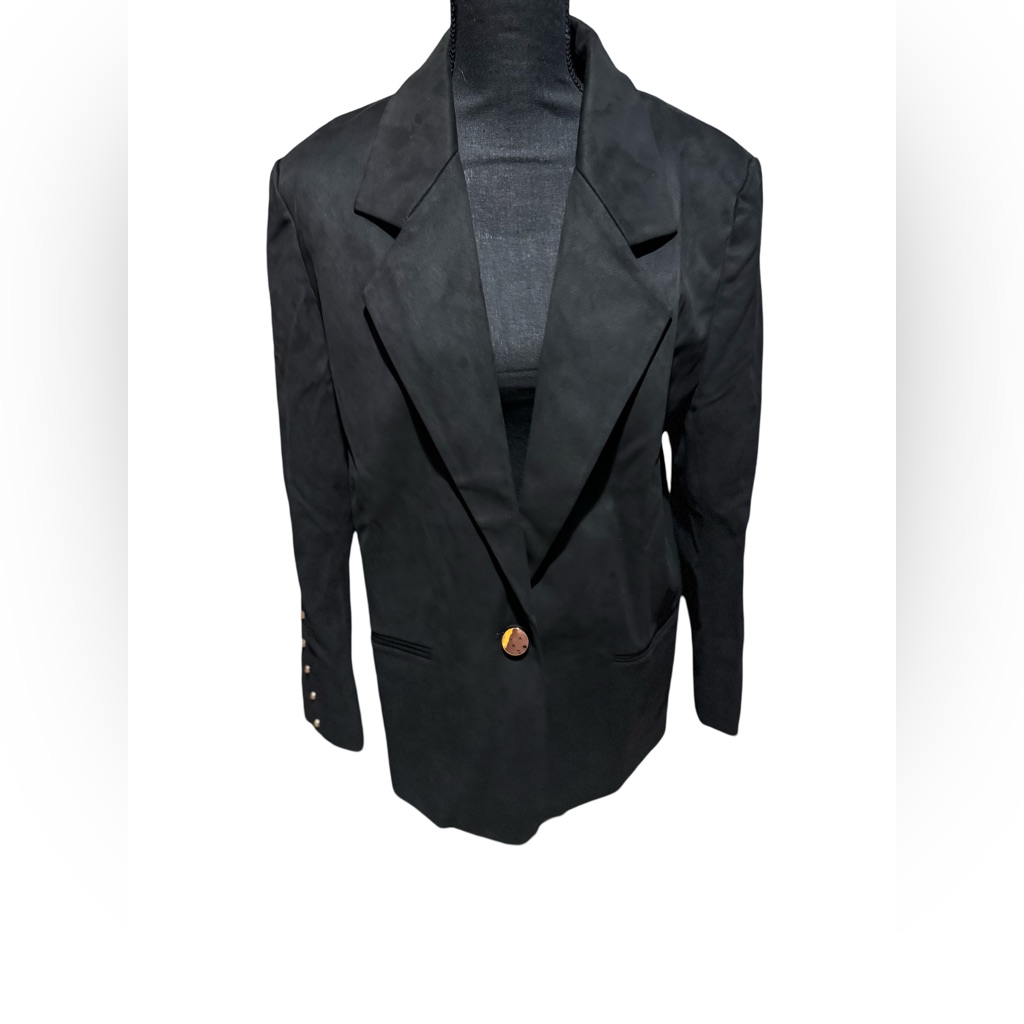Brand New Nwt Vivienne Hu Black Suede Blazer Size 4 Nwt Brand New Nwt Vivienne Hu Black Suede Blazer Size 4 Nwt